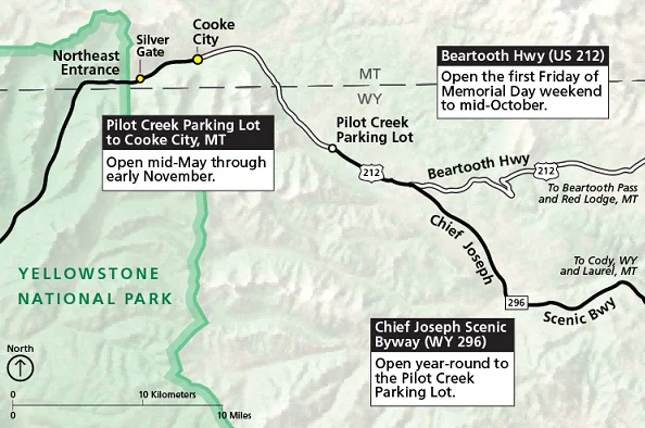 CJ Beartooth Map